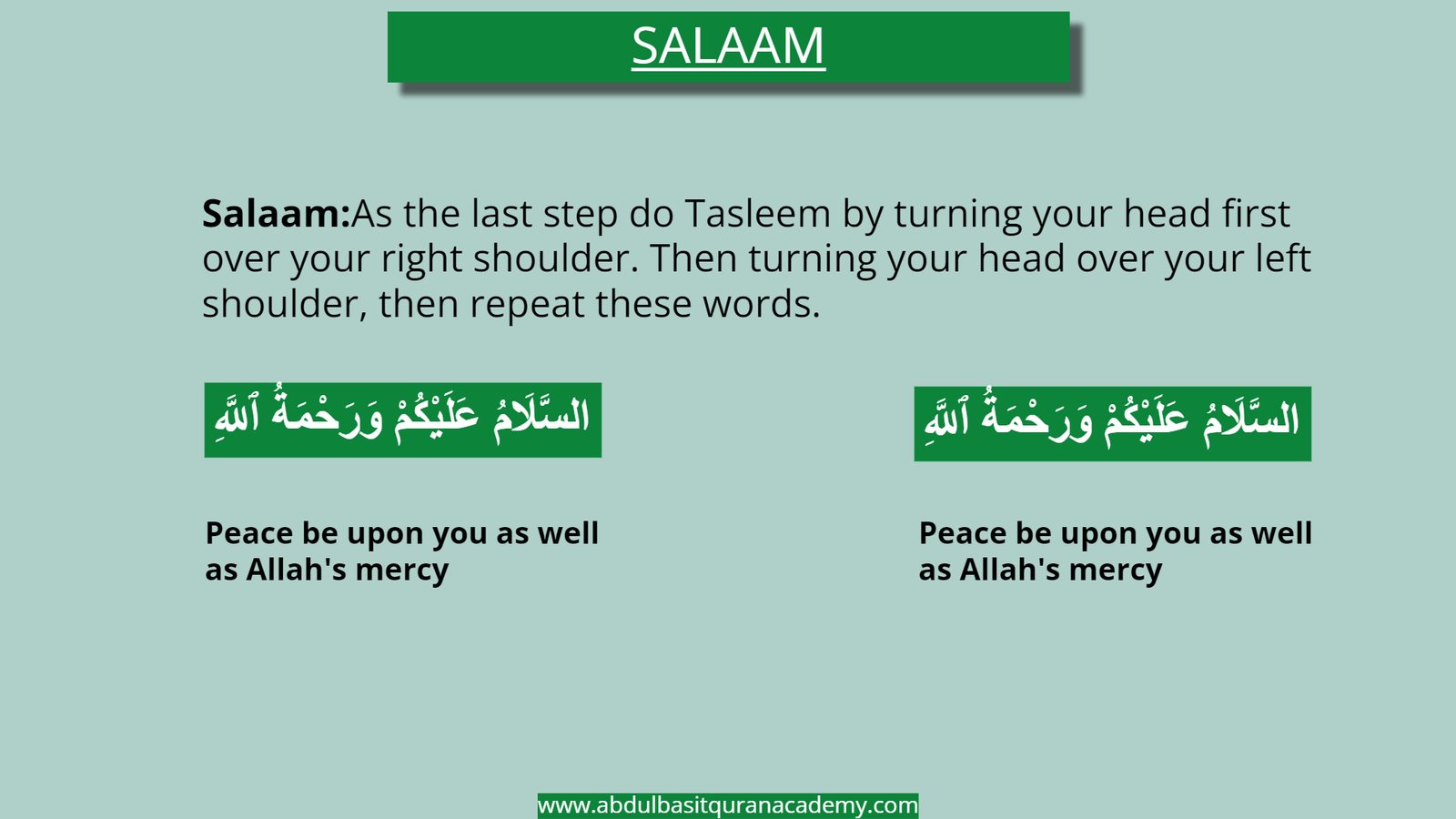 Women's Method Of Performing Salah