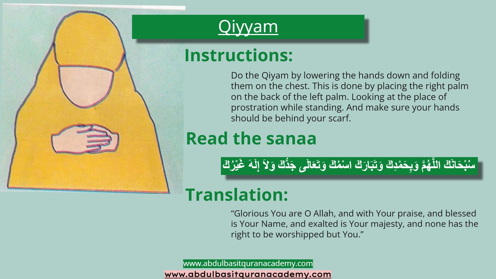 Women's Method Of Performing Salah