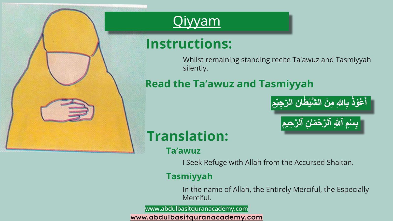Women's Method Of Performing Salah